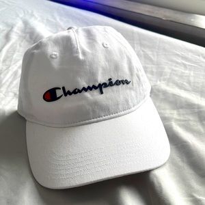 Champion hat white